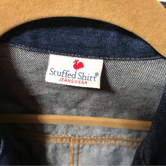 Vintage 90s Denim Southwestern Hand Painted Duster Long Jacket - Picture 3 of 9